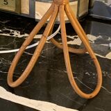 Rattan tripod lamp 1950 H47
