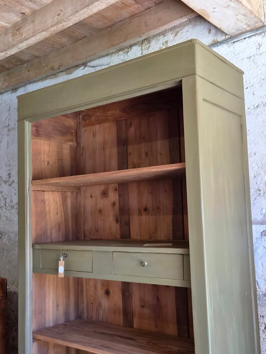 Renovated antique walnut library | Louise