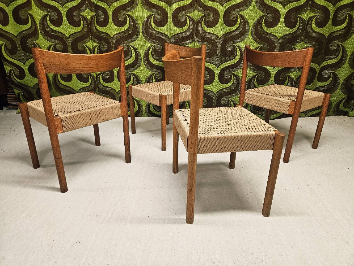 Set of 4 Danish chairs, 1970