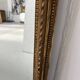 Louis XVI style mirror in wood and gilded stucco, 19th century