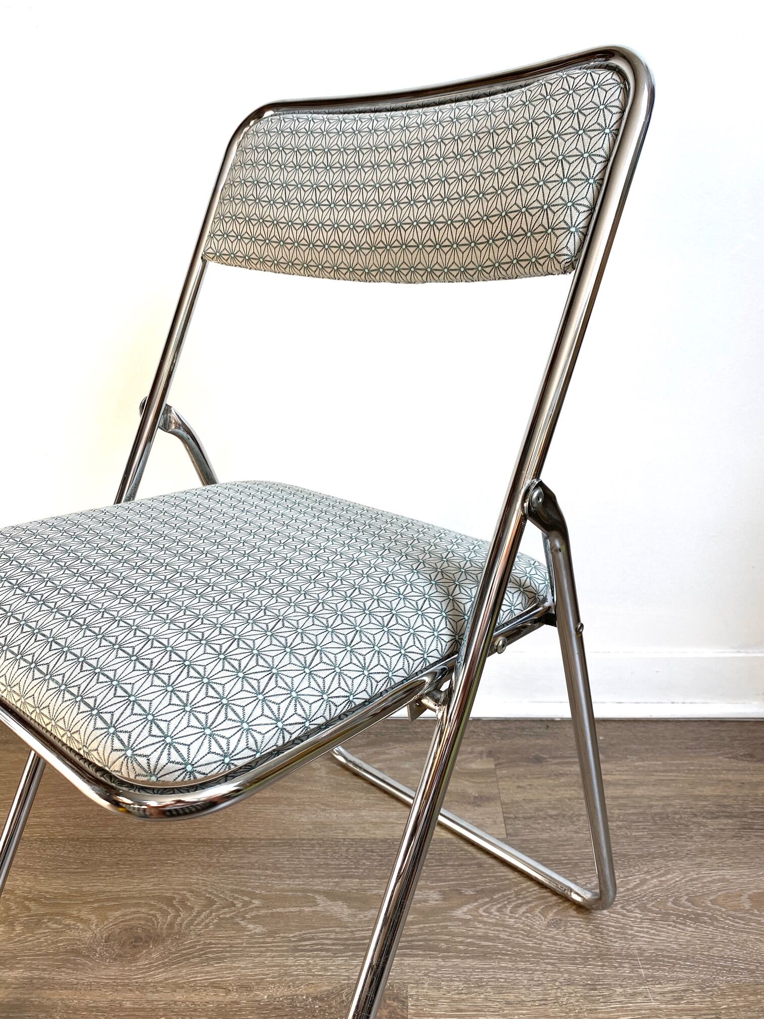 Folding chair - Saki - 70s - upcycled