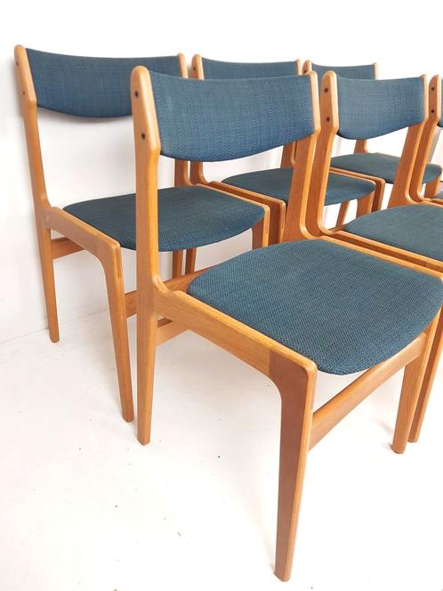 Set of 6 Danish dining chairs Erik Buch