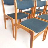 Set of 6 Danish dining chairs Erik Buch