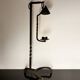 Large brutalist design candle holder from the 60s