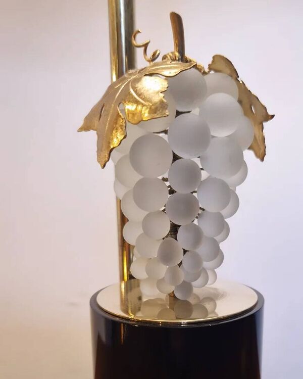 Lampe '' grappe de Raisin blanc'' années 80's,  Le Dauphin
