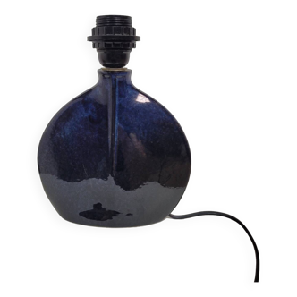 Lampe vintage en céramique bleu des années 1960