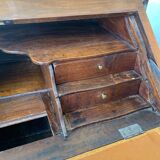 Ancien bureau dos d’âne pente marqueterie