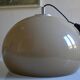 Brown gradient plastic pendant light 1970s