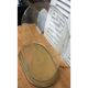 Oval glass globe 35.5 cm high