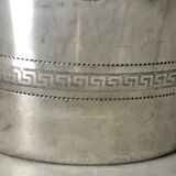 Silver metal champagne bucket
