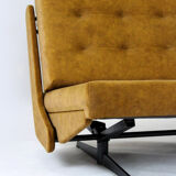 Restored Space Age Convertible Sofa, 1970s