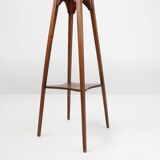 Art deco piedestal or console table in oak, France ca. 1940