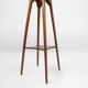 Art deco piedestal or console table in oak, France ca. 1940