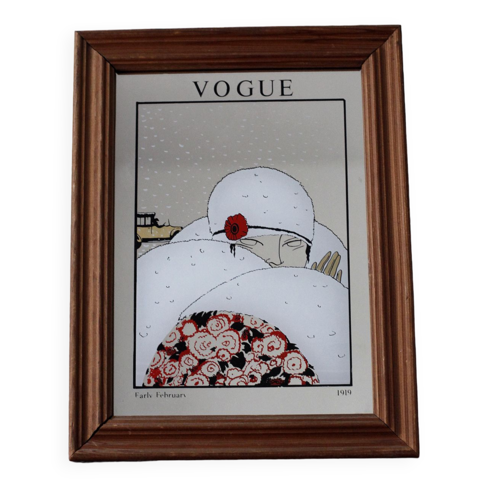 Screen printing mirror vogue 1970/80