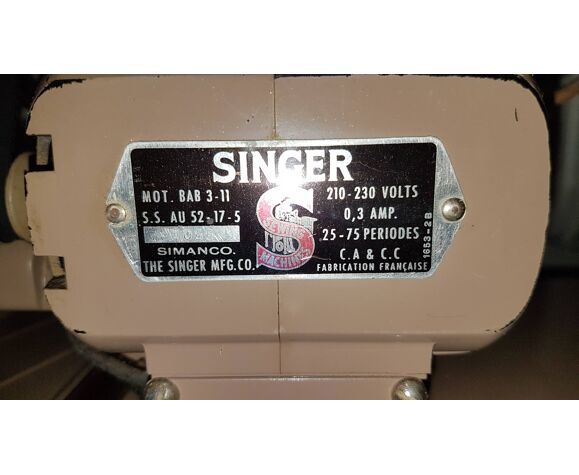 Singer Simanco 1950s pedal sewing machine Bab3.11 | Selency