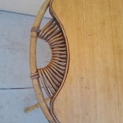 Vintage rattan coffee table