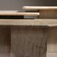 Nesting Table Set in Travertine | Italy 1970s