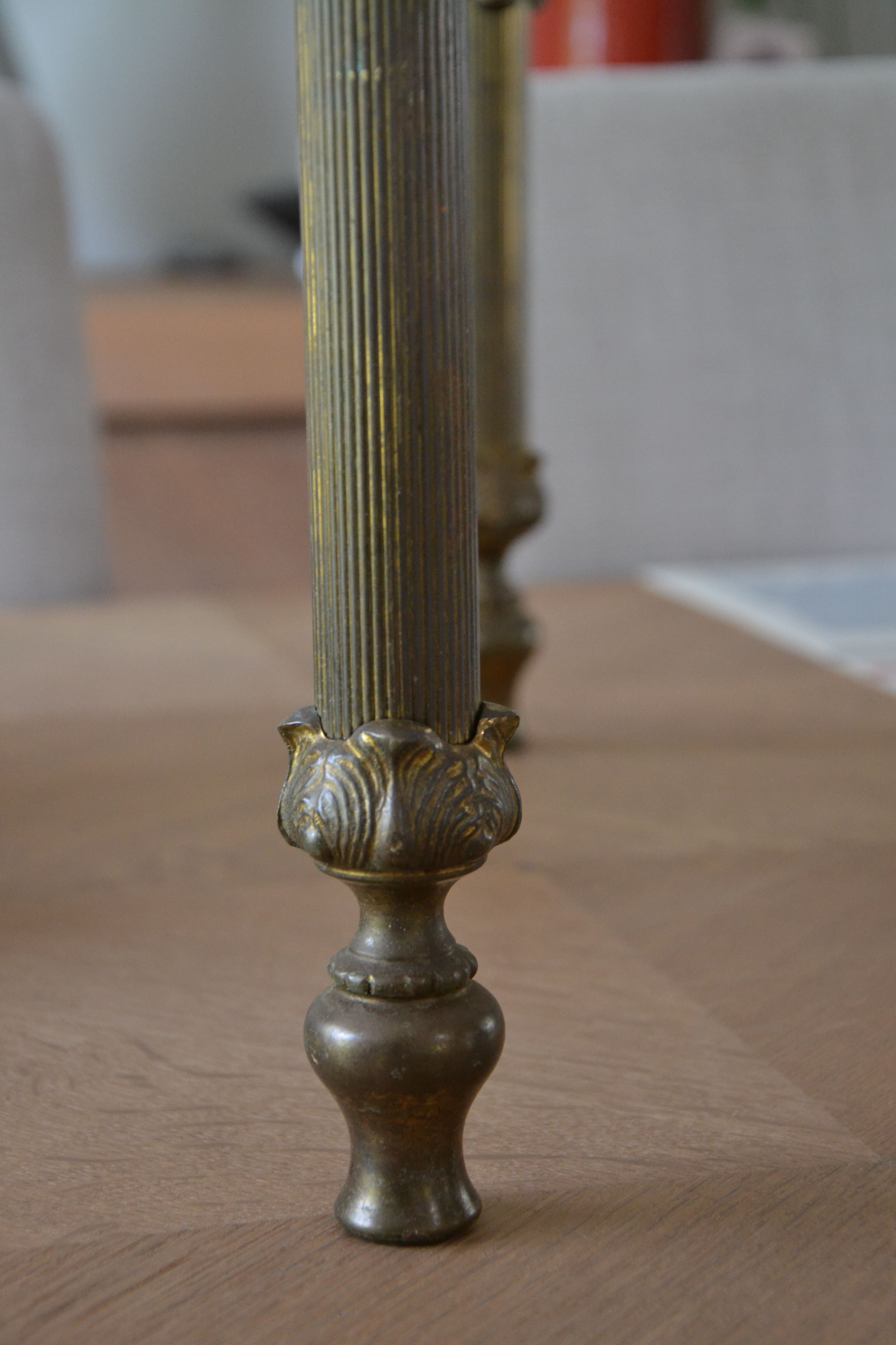 Black marble coffee table