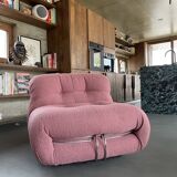 Armchair Soriana Afra and Tobia Scarpa 60s Cassina