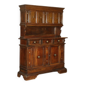 Baroque buffet in walnut and poplar, Italy, 18th century.