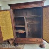 Louis xiv cabinet in oak from the 18th century