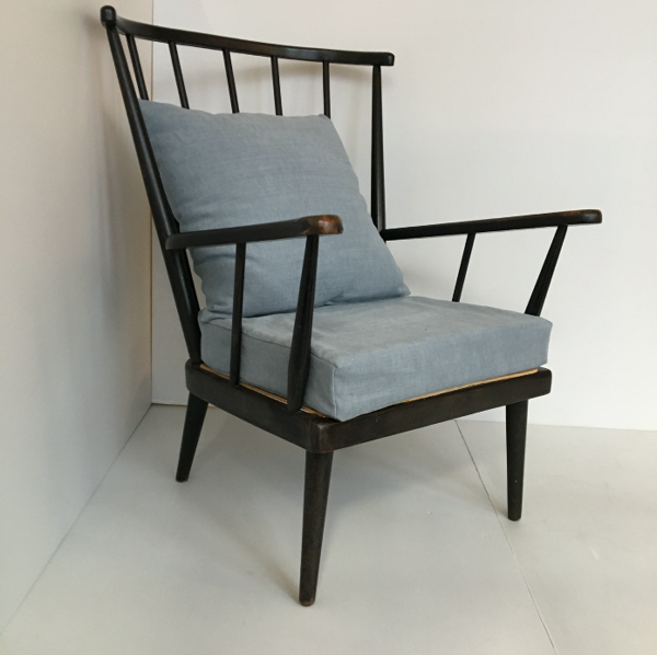 Fauteuil éventail Baumann noir