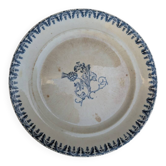 Assiette en terre de fer modèle Lorraine