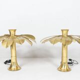 Carlo Giorgi. 2 sculptural lamps/table lamps by Carlo Giorgi for Bottega Gadda, model: Ippocastano, Italy, 1970s.