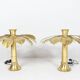 Carlo Giorgi. 2 sculptural lamps/table lamps by Carlo Giorgi for Bottega Gadda, model: Ippocastano, Italy, 1970s.