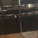 Sofa end or harness in chromed metal Ø 36