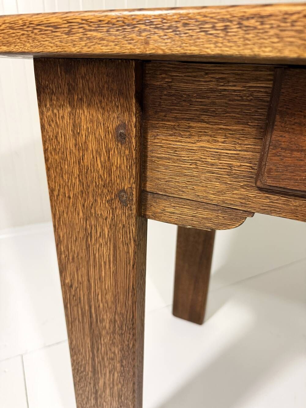 Rustic oak console table or desk 1960’s