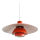 Red PH 4/3 Pendant Lamp by Poul Henningsen for Louis Poulsen, Denmark, 1960s
