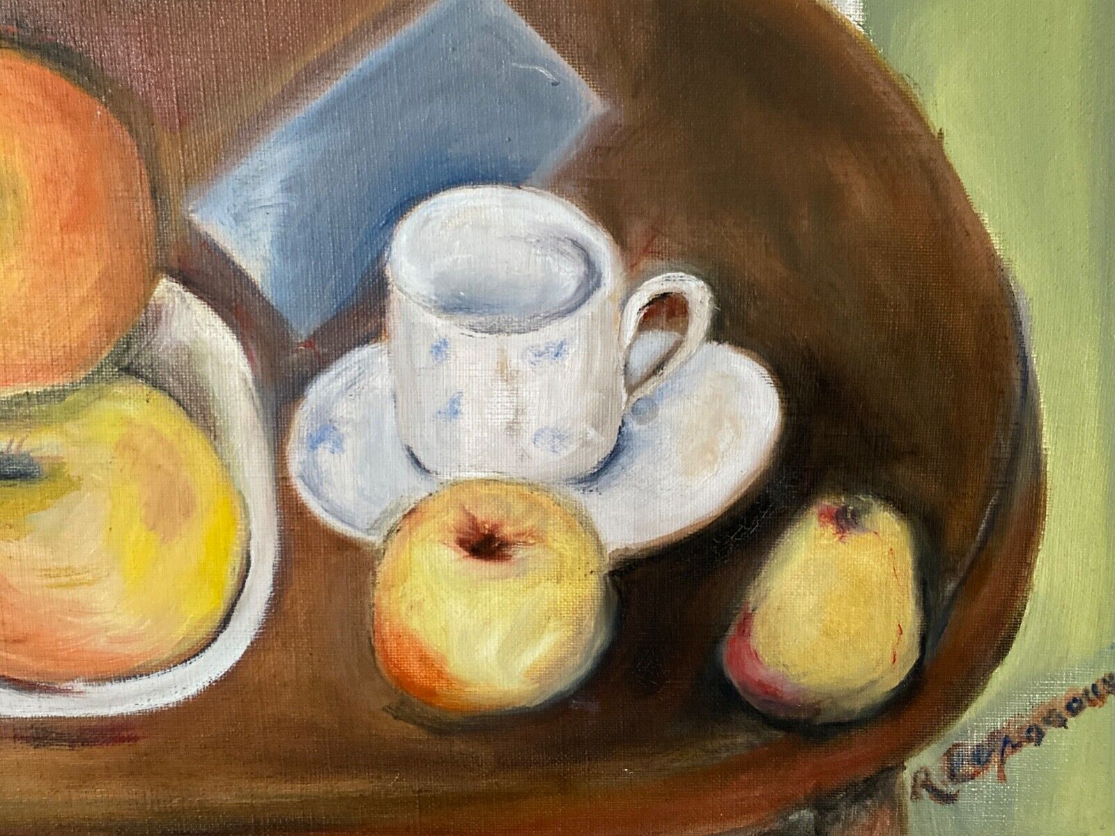 Still Life Les Grosses Pommes 1940 R. Leparoux