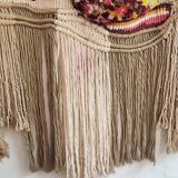 Tapis de macramé Espagne, années 1970.