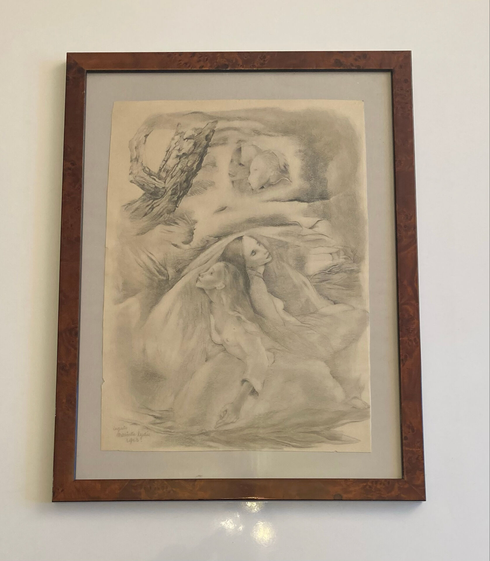Lithograph titled, dated and signed Lydis Mariette (1887-1970)