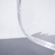 Imposing plexiglass chair from the 70's
