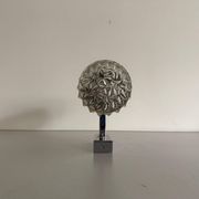 Mid-century double-headed glass and metal wall sconce, 1960, Italy