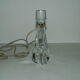 Daum 60s crystal lamp foot