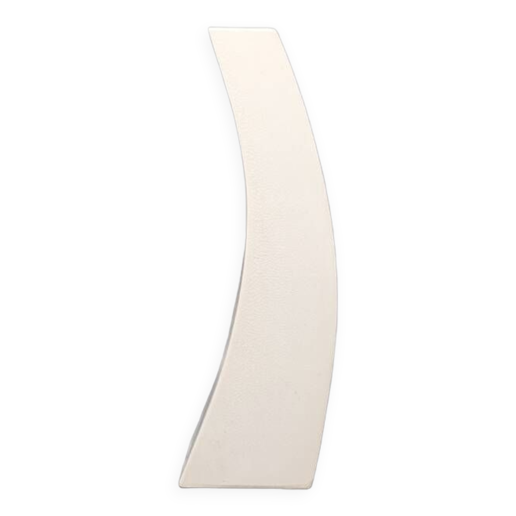 1970s Gorgeous  White Space Age Vase in Ceramic by Franco Pozzi. Made in Italy