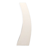 1970s Gorgeous  White Space Age Vase in Ceramic by Franco Pozzi. Made in Italy