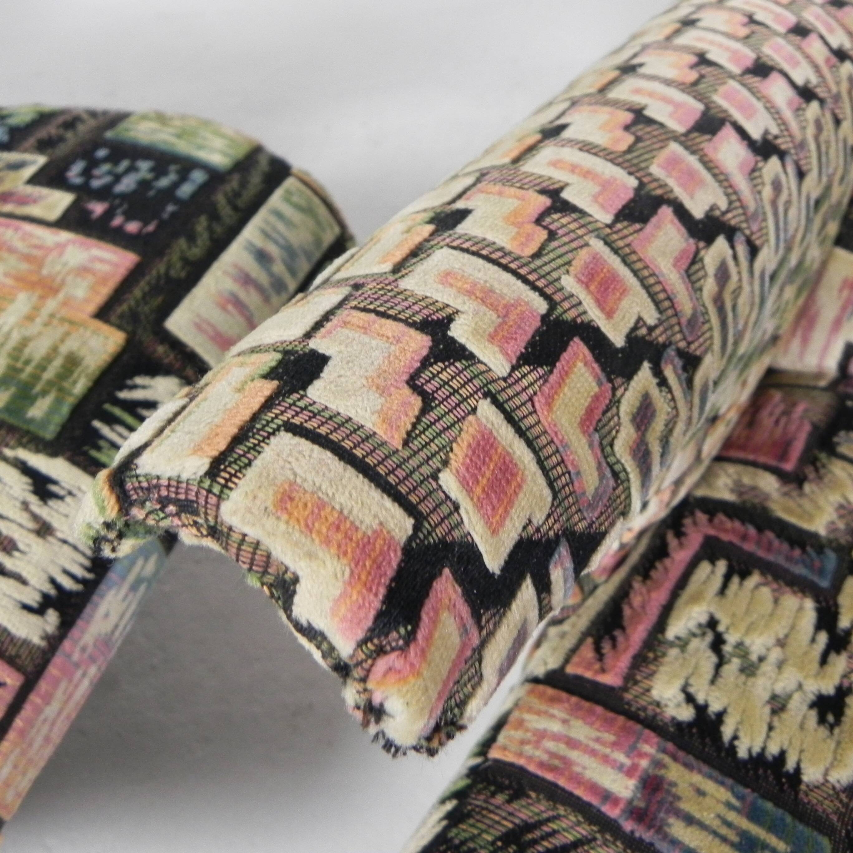 Set of 2 armchairs, Copenhagen model, Francois Letourneur, 1960s