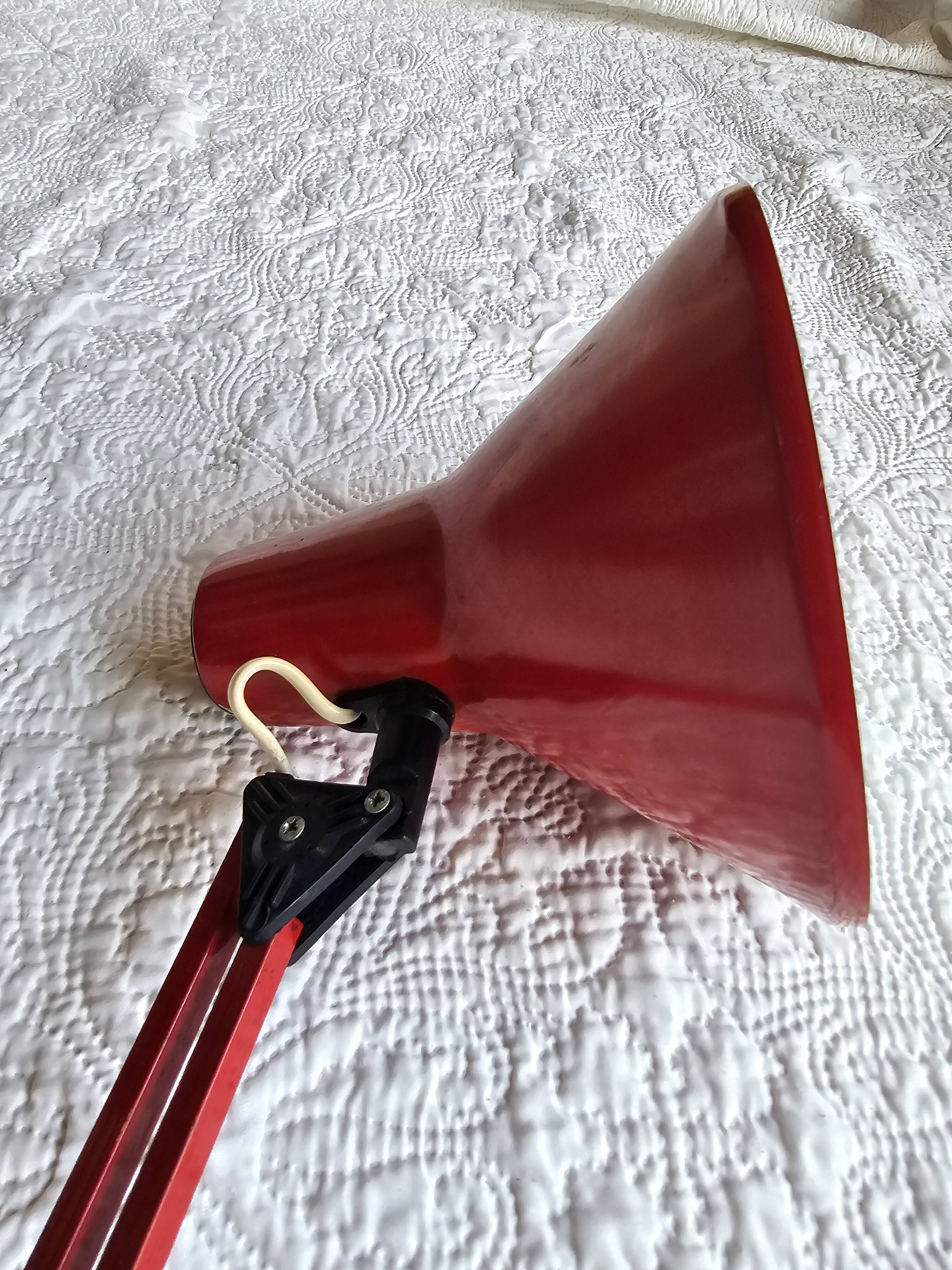 Lampe industrielle Polyair Diana type Combi 3 rouge