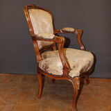 Paire de fauteuils Louis XV