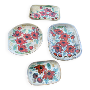 4 Assiettes Kurt Brunner