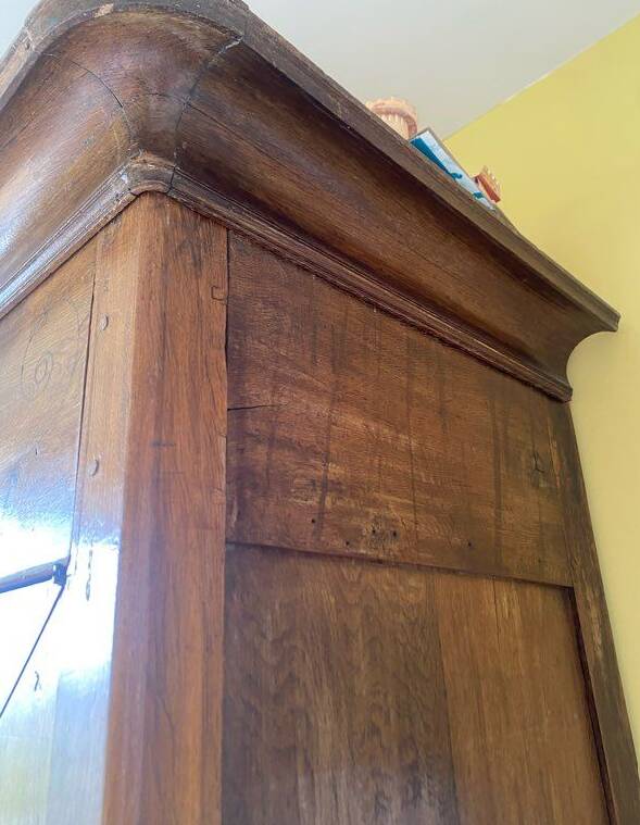 solid oak wardrobe with storage
