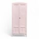 Parisian Art Deco wardrobe in pink, 1930.