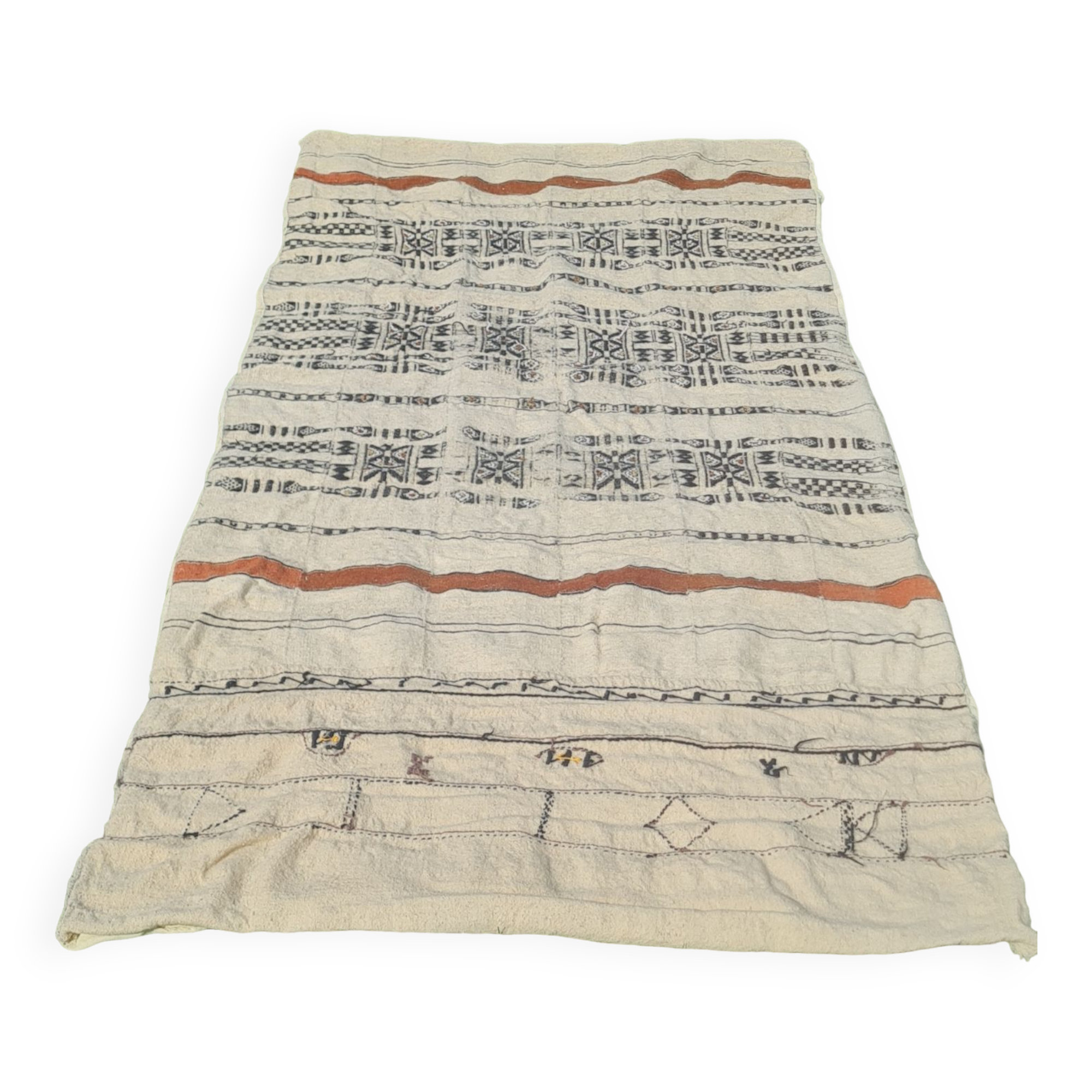 Berber carpet kilim 250x118