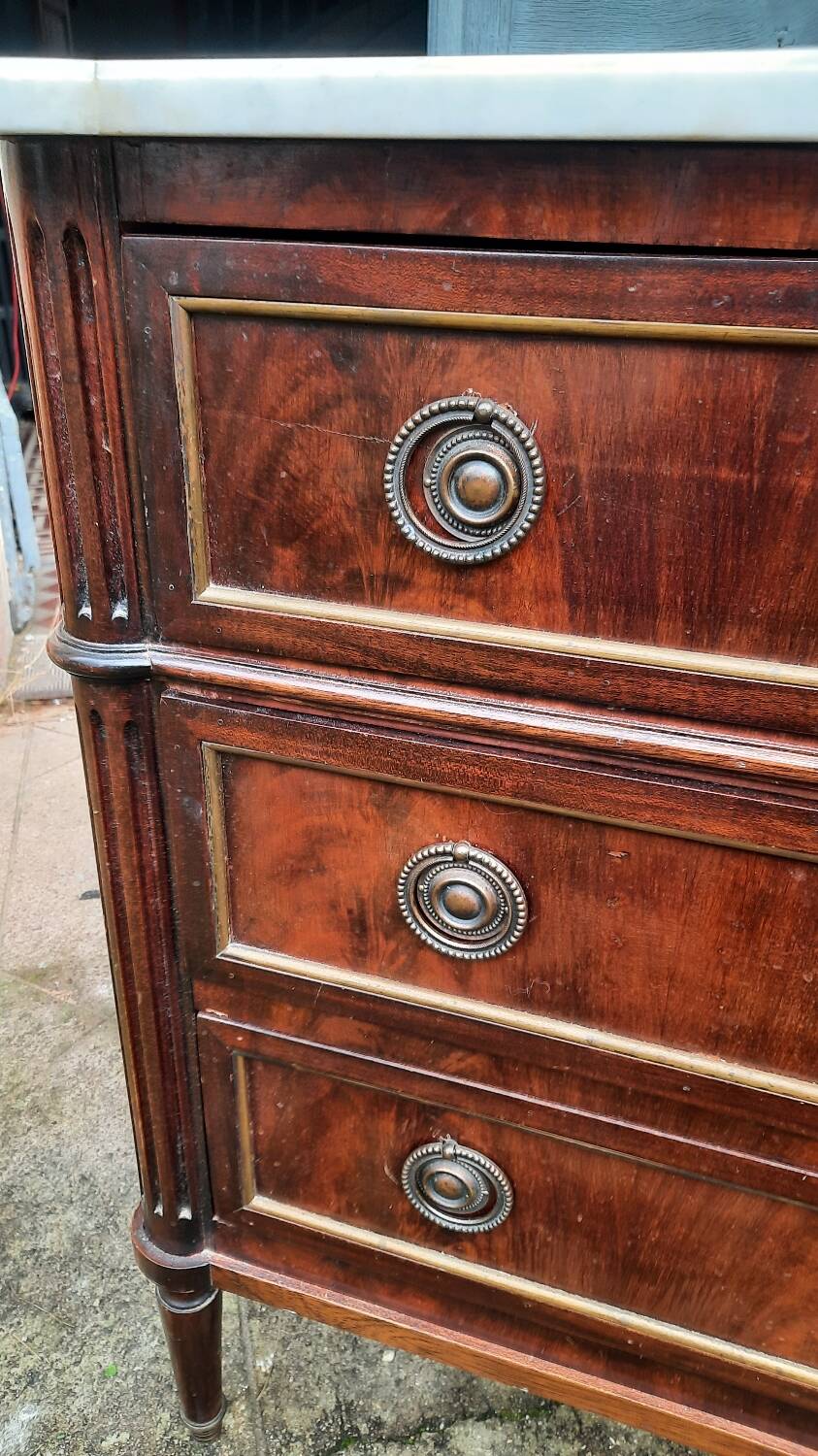 Empire style chest of drawers