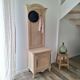 Restored antique oak entrance wardrobe