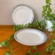 Pair of antique earthenware dishes from Saint-Amand (North)